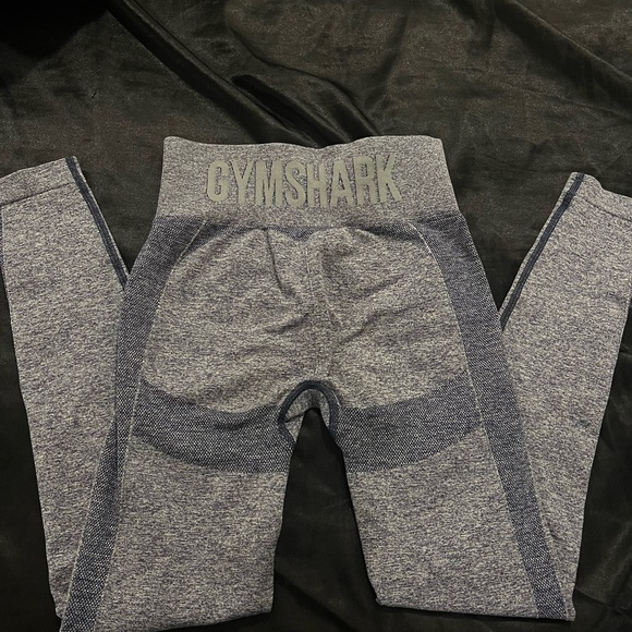 Gymshark Marl Blue Flex Seamless High Waisted Leggings - Picture 6 of 6